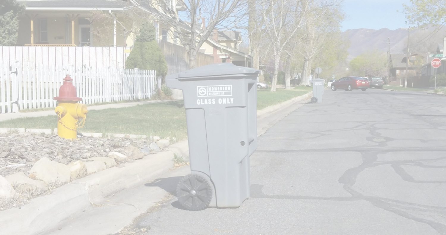 Glass Bins in Salt Lake City Copy Momentum Recycling