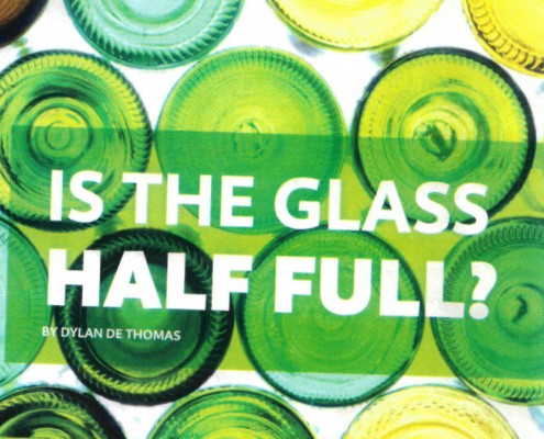 Is The Glass Half-Full? (Resource Recycling Article)