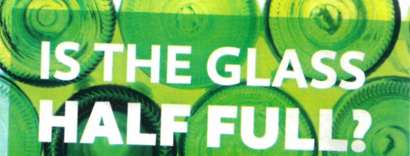 Is The Glass Half-Full? (Resource Recycling Article)