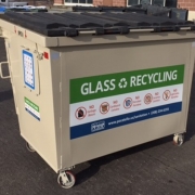 Pocatello Glass Recycling Bin