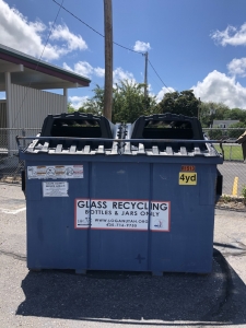 Logan Utah Glass Recycling Location at Justice